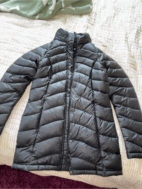 The North Face Women's Black Long Packable Down Puffer Jacket